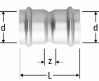 Show details for Nussbaum  80020 Optipress-Aquaplus-Muffe, Grösse: 76.1, Art.Nr. 80020.71 Picture of Nussbaum  80020 Optipress-Aquaplus-Muffe, Grösse: 76.1, Art.Nr. 80020.71