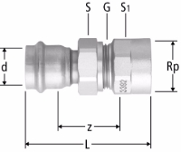 Zeige Details für Nussbaum  80044 Optipress-Aquaplus-Verschraubung mit Innengewinde, Grösse: 42 x 1½, Art.Nr. 80044.33 Bild von Nussbaum  80044 Optipress-Aquaplus-Verschraubung mit Innengewinde, Grösse: 42 x 1½, Art.Nr. 80044.33