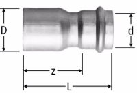 Show details for Nussbaum  88021 Optipress-Gaz-Reduktion mit Einsteckende, Grösse: 35 x 22, Art.Nr. 88021.33 Picture of Nussbaum  88021 Optipress-Gaz-Reduktion mit Einsteckende, Grösse: 35 x 22, Art.Nr. 88021.33