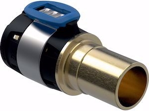 Picture of Geberit FlowFit Übergang auf Mapress mit Einschubende d25mm, d1 22mm, Art.Nr. :620.232.00.1