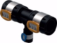 Show details for Geberit FlowFit T-Stück reduziert d75mm, d1 25mm, d2 75mm, Art.Nr. :620.107.00.1 Picture of Geberit FlowFit T-Stück reduziert d75mm, d1 25mm, d2 75mm, Art.Nr. :620.107.00.1