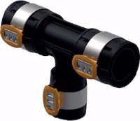 Show details for Geberit FlowFit T-Stück reduziert d75mm, d1 63mm, d2 75mm, Art.Nr. :620.147.00.1 Picture of Geberit FlowFit T-Stück reduziert d75mm, d1 63mm, d2 75mm, Art.Nr. :620.147.00.1