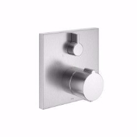 Show details for Dusche brushed steel Fertigmontageset mit Thermostat Funktionseinheit design, brushed steel, 1Abgang,BlueBox, Art.Nr. : 21.004.801.177 Picture of Dusche brushed steel Fertigmontageset mit Thermostat Funktionseinheit design, brushed steel, 1Abgang,BlueBox, Art.Nr. : 21.004.801.177