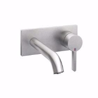 Show details for KWC BEVO Waschtisch brushed steel A 175 Fertigmontageset Hebelmischer Auslauf fest Neoperl® Caché?, brushed steel, 1/2", Art.Nr. : 11.422.033.177 Picture of KWC BEVO Waschtisch brushed steel A 175 Fertigmontageset Hebelmischer Auslauf fest Neoperl® Caché?, brushed steel, 1/2", Art.Nr. : 11.422.033.177