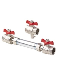 Show details for Siemens Montage-Set Large 1“, 130 mm, Kugelhahnen, Tauchfühleranschluss M10x1, Art.Nr.: MG-L-1 Picture of Siemens Montage-Set Large 1“, 130 mm, Kugelhahnen, Tauchfühleranschluss M10x1, Art.Nr.: MG-L-1