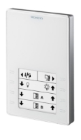 Show details for Siemens Raumbediengerät mit KNX, Fühler für Temperatur, konfigurierbaren Touchkeys, LED-Anzeige, weiss, Art.Nr.: QMX3.P02 Picture of Siemens Raumbediengerät mit KNX, Fühler für Temperatur, konfigurierbaren Touchkeys, LED-Anzeige, weiss, Art.Nr.: QMX3.P02