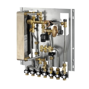 Picture of Oventrop - Wohnungsstation "Regudis W-HTF" 17 l/min, WT kupfergelötet, direkter HK, Art.Nr. : 1341132