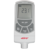 Show details for Ebro Electronic TFX 420+TPX 100 Thermometer, min/max/hold, mit stumpfem Stabmessfühler NL120/3mm, -50°C/+300°C, Lemo, Art.Nr. : 1340-5427 Picture of Ebro Electronic TFX 420+TPX 100 Thermometer, min/max/hold, mit stumpfem Stabmessfühler NL120/3mm, -50°C/+300°C, Lemo, Art.Nr. : 1340-5427