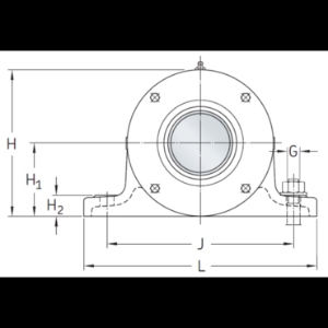 Picture of SKF Zweilagergehäuse Serie PDN Art. Nr. PDN 309