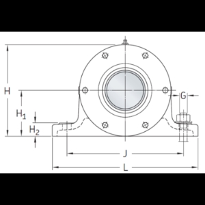 Picture of SKF Zweilagergehäuse Serie PDN Art. Nr. PDN 310