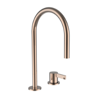 Show details for Laufen Armaturen - 2-Loch Waschtischmischer, Ausladung 166 mm, Schwenkauslauf, ohne Ablaufventil, PVD Rosegold , Art.Nr. : H3113320822201 Picture of Laufen Armaturen - 2-Loch Waschtischmischer, Ausladung 166 mm, Schwenkauslauf, ohne Ablaufventil, PVD Rosegold , Art.Nr. : H3113320822201