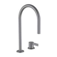 Show details for Laufen Armaturen - 2-Loch Waschtischmischer, Ausladung 166 mm, Schwenkauslauf, ohne Ablaufventil, PVD inox look , Art.Nr. : H3113320902201 Picture of Laufen Armaturen - 2-Loch Waschtischmischer, Ausladung 166 mm, Schwenkauslauf, ohne Ablaufventil, PVD inox look , Art.Nr. : H3113320902201
