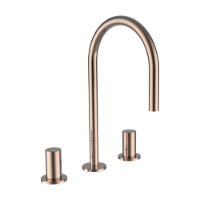 Show details for Laufen Armaturen - 3-Loch Waschtischmischer, Ausladung 166 mm, Schwenkauslauf, ohne Ablaufventil, PVD Rosegold , Art.Nr. : H3123330822201 Picture of Laufen Armaturen - 3-Loch Waschtischmischer, Ausladung 166 mm, Schwenkauslauf, ohne Ablaufventil, PVD Rosegold , Art.Nr. : H3123330822201