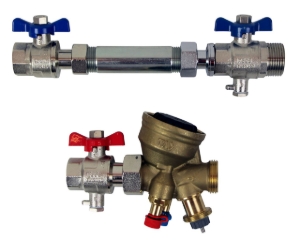 Picture of IMI Hydronic Engineering TA-Compact-P Set DN 25 horizontal, Art.Nr.: 326040-10601