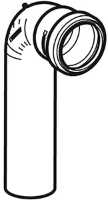 Show details for Geberit Anschlussbogen 90° mit Steckmuffe 56 mm, Art.Nr. :152.257.16.1 Picture of Geberit Anschlussbogen 90° mit Steckmuffe 56 mm, Art.Nr. :152.257.16.1
