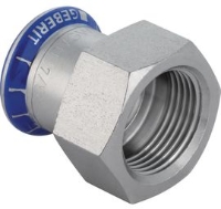 Show products in category Geberit Mapress Edelstahl Übergang mit Innengewinde Picture for category Geberit Mapress Edelstahl Übergang mit Innengewinde