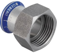 Show products in category Geberit Mapress Edelstahl Übergang mit Überwurfmutter aus CrNi-Stahl Picture for category Geberit Mapress Edelstahl Übergang mit Überwurfmutter aus CrNi-Stahl