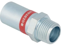 Show products in category Geberit Mapress C-Stahl Übergang mit Aussengewinde und Einschubende Picture for category Geberit Mapress C-Stahl Übergang mit Aussengewinde und Einschubende