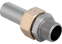 Show products in category Geberit Mapress Edelstahl Übergangsverschraubung mit Aussengewinde und Einschubende Picture for category Geberit Mapress Edelstahl Übergangsverschraubung mit Aussengewinde und Einschubende