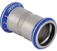 Show details for Geberit - Muffen GEBERIT MAPRESS Wasser Edelstahl Rostfrei 1.4401 Pressindikator, d mm: 35, L cm: 6.2, Z cm: 1, Art.Nr. : 32006 Picture of Geberit - Muffen GEBERIT MAPRESS Wasser Edelstahl Rostfrei 1.4401 Pressindikator, d mm: 35, L cm: 6.2, Z cm: 1, Art.Nr. : 32006
