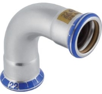 Show details for Geberit - Bogen 90° GEBERIT MAPRESS Gas Edelstahl Rostfrei 1.4401 Pressindikator, d mm: 54, L cm: 10.0, Z cm: 6.5, Art.Nr. : 34189 Picture of Geberit - Bogen 90° GEBERIT MAPRESS Gas Edelstahl Rostfrei 1.4401 Pressindikator, d mm: 54, L cm: 10.0, Z cm: 6.5, Art.Nr. : 34189