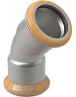 Show details for Geberit - Bogen 45° MAPRESS Therm Edelstahl nicht zulässig für Trinkwasserinstallationen, d mm: 22, L cm: 3.2, Z cm: 1.1, Art.Nr. : 42804 Picture of Geberit - Bogen 45° MAPRESS Therm Edelstahl nicht zulässig für Trinkwasserinstallationen, d mm: 22, L cm: 3.2, Z cm: 1.1, Art.Nr. : 42804