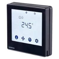 Show details for Siemens - KNX Unterputz-Raumthermostat Touch für 2-/4-Rohr FCU mit Ein/Aus-Ausgang und 2x universellem Eingang, für runde und quadratische Dosen, schwarz, Art.Nr. :RDF800KN/VB Picture of Siemens - KNX Unterputz-Raumthermostat Touch für 2-/4-Rohr FCU mit Ein/Aus-Ausgang und 2x universellem Eingang, für runde und quadratische Dosen, schwarz, Art.Nr. :RDF800KN/VB