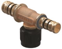 Show details for Geberit - Übergangs T-Stücke GEBERIT MEPLA Rotguss (CuSn5Zn5Pb2-C), mit MasterFix, Durchgang, MasterFix mit blauer Schutzkappe, Art.Nr. :623.452.00.5 Picture of Geberit - Übergangs T-Stücke GEBERIT MEPLA Rotguss (CuSn5Zn5Pb2-C), mit MasterFix, Durchgang, MasterFix mit blauer Schutzkappe, Art.Nr. :623.452.00.5