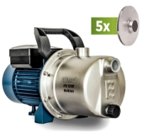 Show details for Elpumps Pumpen Gartenpumpe JPV 1300 MultiJet, 1300 W, 6 m3/h, 5,3 bar, Art.Nr. : JPV 1300 MULTIJET Picture of Elpumps Pumpen Gartenpumpe JPV 1300 MultiJet, 1300 W, 6 m3/h, 5,3 bar, Art.Nr. : JPV 1300 MULTIJET