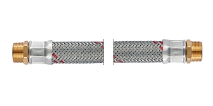 Bild von NEOFLEX-EPDM Panzerschlauch DN19, AG x AG, 3/4" x 3/4", 50 cm, Art.Nr. : 67767050 (67 7670 50)
