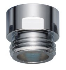 Bild von NEOPERL PCR Mengenregler für Duschen, verchromt/schwarz, 1/2" x 1/2", ~ 6 l/min., Art.Nr. : 02629694 (02 6296 94)