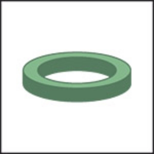 Bild von TECHNIC Raccord-Dichtungen, Tesnit / Beutel zu 100 Stk., 3/4", 23 x 17 x 2 mm, Art.Nr. : 78408096 (78 4080 96)