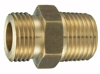 Show details for CATS Doppelnippel AG zyl. x kon., Messing blank, 3/8" x 3/8", Art.Nr. : 51906501 (51 9065 01) Picture of CATS Doppelnippel AG zyl. x kon., Messing blank, 3/8" x 3/8", Art.Nr. : 51906501 (51 9065 01)