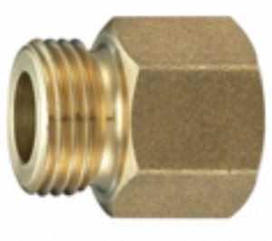 Bild von CATS Übergangsstück AG zylindrisch, Messing blank, 1/2" x 1/2", Art.Nr. : 51908002 (51 9080 02)