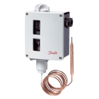 Show details for Danfoss - RT107 Thermostat, 70 - 150°C, SPDT, Kap.5 m, IP66, Art.Nr. : 017-514066 Picture of Danfoss - RT107 Thermostat, 70 - 150°C, SPDT, Kap.5 m, IP66, Art.Nr. : 017-514066
