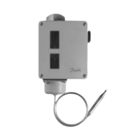 Show details for Danfoss - RT107 Thermostat, 70 - 150°C, Kap. 5 m, SPDT, IP54, Art.Nr. : 017-514166 Picture of Danfoss - RT107 Thermostat, 70 - 150°C, Kap. 5 m, SPDT, IP54, Art.Nr. : 017-514166