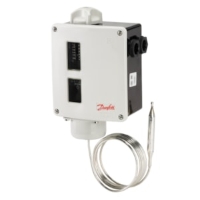 Show details for Danfoss - RT101 Thermostat, 25 - 90°C, Kap. 5m, SPDT, IP66, Art.Nr. : 017-502266 Picture of Danfoss - RT101 Thermostat, 25 - 90°C, Kap. 5m, SPDT, IP66, Art.Nr. : 017-502266