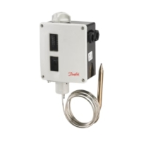 Show details for Danfoss - RT123 Thermostat, 150 - 250°C, Kap. 2 m, SPDT, IP54, Art.Nr. : 017-522466 Picture of Danfoss - RT123 Thermostat, 150 - 250°C, Kap. 2 m, SPDT, IP54, Art.Nr. : 017-522466
