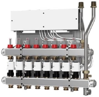 Show details for Danfoss EvoFlat Edelstahlverteiler SGC mit Icon-Regler mit 2 Heizkreisen, 230V, Art.Nr. :145H0922 Picture of Danfoss EvoFlat Edelstahlverteiler SGC mit Icon-Regler mit 2 Heizkreisen, 230V, Art.Nr. :145H0922