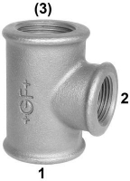 Show products in category +GF+ 130 T-Stück, Abzweig reduziert oder vergrössert, ISO/EN B1 Picture for category +GF+ 130 T-Stück, Abzweig reduziert oder vergrössert, ISO/EN B1