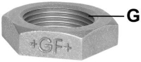 Show products in category +GF+ 310 Gegenmutter, ISO/EN P4 Picture for category +GF+ 310 Gegenmutter, ISO/EN P4