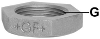Show products in category +GF+ 310a Gegenmutter, plangedreht, ISO/EN P4 Picture for category +GF+ 310a Gegenmutter, plangedreht, ISO/EN P4