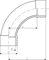 Show details for +GF+ Bogen 90° ABS metrisch, d mm: 25, Art.Nr.: 729000107 Picture of +GF+ Bogen 90° ABS metrisch, d mm: 25, Art.Nr.: 729000107