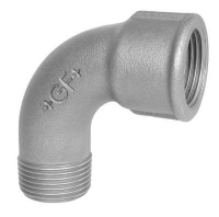Show details for +GF+ 1a Bogen 90°, kurz, ISO/EN D4, Dimension ″: 21/2", Art.Nr.: 770011110 Picture of +GF+ 1a Bogen 90°, kurz, ISO/EN D4, Dimension ″: 21/2", Art.Nr.: 770011110