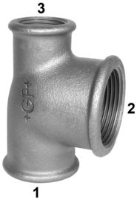 Show details for +GF+ 130 T-Stück, egal verzinkt 100 bar, Dim. (1-2-3): 3/4" ‑ 1/2" ‑ 1/2", Art.Nr.: 771130226 Picture of +GF+ 130 T-Stück, egal verzinkt 100 bar, Dim. (1-2-3): 3/4" ‑ 1/2" ‑ 1/2", Art.Nr.: 771130226