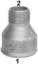 Show details for +GF+ 246 Muffe, reduziert, ISO/EN M4, Dim. (1-2): 11/2" ‑ 1", Art.Nr.: 771246227 Picture of +GF+ 246 Muffe, reduziert, ISO/EN M4, Dim. (1-2): 11/2" ‑ 1", Art.Nr.: 771246227