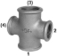 Show details for +GF+ 180 Kreuz, reduziert, ISO/EN C1, Dim. (1-2): 2" ‑ 1", Art.Nr.: 770180121 Picture of +GF+ 180 Kreuz, reduziert, ISO/EN C1, Dim. (1-2): 2" ‑ 1", Art.Nr.: 770180121
