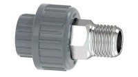 Show details for +GF+ Übergangsverschraubung PVC-U metrisch/Temperguss galvanisiert R, Grösse: 40‑11/4", Art.Nr.: 721530809 Picture of +GF+ Übergangsverschraubung PVC-U metrisch/Temperguss galvanisiert R, Grösse: 40‑11/4", Art.Nr.: 721530809