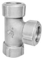 Show details for +GF+ PRIMOFIT T-Stück verzinkt Für Stahlrohr, Dimension ″: 11/4", Art.Nr.: 775302054 Picture of +GF+ PRIMOFIT T-Stück verzinkt Für Stahlrohr, Dimension ″: 11/4", Art.Nr.: 775302054
