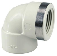 Show details for +GF+ PROGEF Standard Winkel 90° Metrisch Rp (PN10), Grösse: 25‑ 3/4", Art.Nr.: 727100207 Picture of +GF+ PROGEF Standard Winkel 90° Metrisch Rp (PN10), Grösse: 25‑ 3/4", Art.Nr.: 727100207